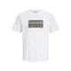 JACK & JONES Majica JCOFusion jelka / bela