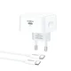 Moxom Kućni punjač MX-HC307 40W Type C na Type C, Beli