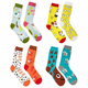 VivoVita Funny Socks – Komplet nogavic z zabavnimi motivi (4 PARI), 35 - 38