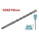 TOTAL SDS plus burgija, 12x210mm