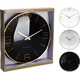 SEGNALE Stenska ura KO-837362070grey with gold numbers 30 cm grey