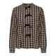 ONLY Bluza ONLFrida svetlo rjava/črna