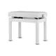 PURE GEWA klop za klavir Piano bench Student bela