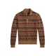 Polo Ralph Lauren Pulover 710B28589001 Rjava Regular Fit