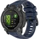GS Silikonski pašček za Garmin Instinct 3 45 mm, temno moder