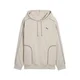 PUMA Majica Essentials Elevated kremna/temno siva