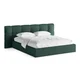 Postelja Beckley 341 (Sicuro 10) Zakonske, Zelena, 140x200, Blago, Posteljno dnoPosteljno dno, 230x225x104cm
