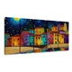 5-delna slika čarobna nočna vas - 100x50