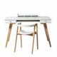 oliver furniture® pisaći stol (72,6 cm) sa stolicom white/oak