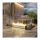 InFire - Vgradni BIO kamin 8,5x80 cm 3,5kW črna