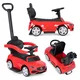 ECO TOYS Guralica Mercedes C CLASS sa interaktivnim volanom i ručkom, crvena