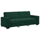Vidaxl Trosed temno zelen 220x78x84 cm žamet