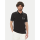 La Martina Polo majica Adrian MAP009 PK001 Črna Regular Fit
