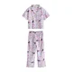Next Pižama Hello Kitty sivka/rosé/črna/bela