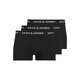 Jack & Jones Anthony Oprijete boksarice 3 Piece 572346 Črna