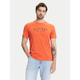 TOMMY HILFIGER Majica FATHERS DAY mornarska/mandarina/rdeča/bela