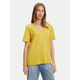 United Colors Of Benetton Majica 3BVXD400H Rumena Relaxed Fit