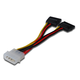 DIGITUS adapter Serial ATA 2xSATA + 1xMolex M (AK-430400-002-S)