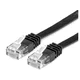 VALUE UTP Cat.6 Flat mrežni kabel, black 1 m1 omrežni kabel Črna 1 m Cat6 U/UTP (UTP)