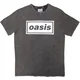Oasis Majica Decca Logo Unisex Charcoal Grey L