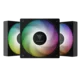 Gamdias Notus M1-1203 ARGB (3 Pack) Ventilator za ohišje (3x 120 mm, 400-1600 RPM, PWM, RGB) (NOTUS M1-1203 ARGB)