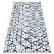 eoshop Preproga COLOR 47278306 SISAL vrstice, trikotniki bež/modra ( - Velikost: 200x290 cm)