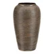 Autronic Keramična vaza Ceramic vase - rounded, 26 cm, brown (VZ9218)