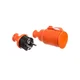 JO! Komplet stikal (vtičnica GN-H2 + vtič WT-40H) IP44 oranžna ZP-H2