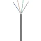 Omrežni kabel U/UTP CAT5e 100m črn zunanji