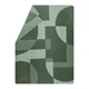 Odeja Savona 150 x 200 cm, geometrijski liki - zelena