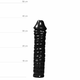 Dildo All Black 38 cm