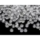 Rokail 6/0 - 4 mm, svetle barve - bela (450 g)