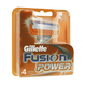 GILLETTE nadomestna rezila za moške Fusion Power, 4 kosi