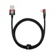 BASEUS MVP 2 komolecni kabel Lightning 1m rdeče barve s stranskim vtičem