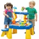 WOOPIE XL vodna miza s stolom 2 v 1 peskovnik z motivom delfina 12 kosov 53705 (5906280653705)