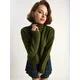 Bianco Lucci Pulover Pullover temno zelena