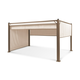 Blumfeldt Pantheon Cortina Rust, paviljon, s streho, 3 x 4 m, 4 stranski deli (GDW8-PCRust3x4-BR-BE)