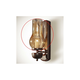 Brilagi - Zamensko staklo za zidnu lampu TAVERN/COTTAGE E14 210x110 mm braon