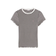 Tommy Jeans Majica črna/bela