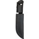 Buck Belt Sheath Black Leather