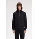 FRED PERRY HALF ZIP DUKS BLKSS