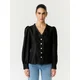 YAS Bluza YASRIPPLE črna