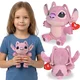 Disney TY DISNEY Lilo in Stitch ANGEL Plišasta maskota, plišasta igračka BEANIE BABIES, mehka senzorična igračka 20 cm