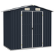vidaXL Vrtna lopa antracitna 205x129x183 cm pocinkano jeklo