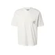 ARMANI EXCHANGE Majica temno bež/off-bela