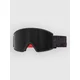 Scott Ambit Black/Red Goggle amp black chrome s3