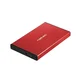 Natec RHINO Go USB 3.0 2,5 SATA HDD/SSD ohišje, rdeče