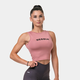 NEBBIA Ženski Crop Top Fit & Sporty Old Rose