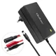 Qoltec avtomatski polnilnik za AGM GEL STD akumulatorje | 12V polnilnik | 2A | 24W | 5,5x2,1 | kabel 1,8 m