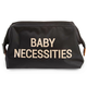 childhome® kozmetička torbica baby necessities black gold